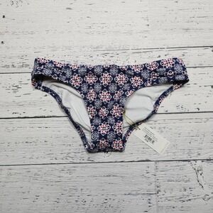 Helen Jon Bikini Bottom Womens XS Compass Geo Tab Side Hipster‎ Swim USA